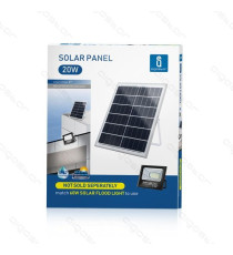 FARO LED CON PANNELLO SOLARE MOD1 60W 650 LUMEN 6500K LUCE FREDDA IP67 MISURA L260*H220*W70mm POLICRISTALLINO - BATTERIA 12 ORE FARO LED CON PANNELLO SOLARE MOD1 60W 650 LUMEN 6500K LUCE FREDDA IP67 MISURA L260*H220*W70mm POLICRISTALLINO - BATTERIA 12 ORE