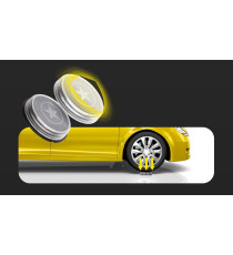 LAMPADA SOLARE DA GIARDINO LED 0,09W 5 LUMEN 3200K LUCE CALDA L121.4*W121.4*H24.5mm - SEGNAPASSI SOLARE IP66 IMPERMEABILE