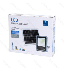 FARO LED CON PANNELLO SOLARE MOD2 100W 1200 LUMEN 6500K LUCE FREDDA IP65 MISURA L211*W271*H43mm MONOCRISTALLINO BATTERIA 12 ORE FARO LED CON PANNELLO SOLARE MOD2 100W 1200 LUMEN 6500K LUCE FREDDA IP65 MISURA L211*W271*H43mm MONOCRISTALLINO BATTERIA 12 ORE