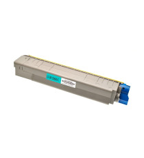 TONER OKI 43487711 8600N, 8800N RIGENERATO CIANO