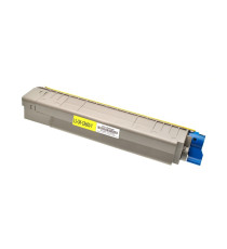 TONER OKI 43487709 8600N, 8800N RIGENERATO YELLOW