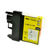 BROTHER LC-980 1100 Y COMPATIBILE ALTA CAPACITA' 18ML