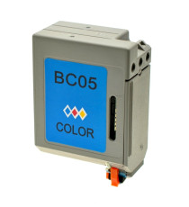CCARTUCCIA CANON BC-05 COLORE RIGENERATA PER CANON BJC 150, 210, 240, 250,600,600E,610,1000 Telecom FAX 340B CAPACITA' 5MLX3