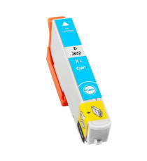 Cartuccia compatibile Ciano per Epson EXPRESSION PREMIUM XP600 XP605 XP700 XP800 26XL  T2632