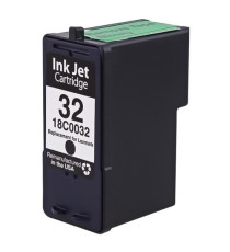 LEXMARK N°32 BK 18C0032E RIGENERATA ALTA CAPACITA' LEXMARK N°32 BK 18C0032E RIGENERATA ALTA CAPACITA'