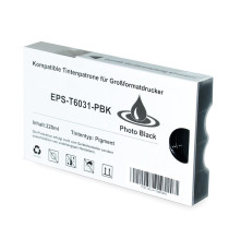 CARTUCCIA EPSON T6031 PHOTO BLACK COMPATIBILE PER EPSON Pro7800,7880,9800,9880 C13T603100 CAPACITA' 220ML PIGMENTATO -CON CHIP-