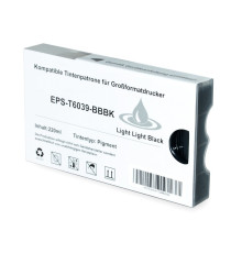 CARTUCCIA EPSON T6039 LIGHT LIGHT BLACK COMPATIBILE PER EPSON Pro7800,7880,9800 C13T603900 CAPACITA' 220ML PIGMENTATO -CON CHIP-