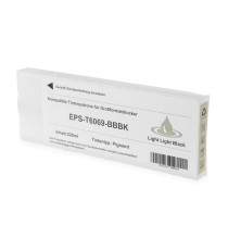 CARTUCCIA EPSON T6067 LIGHT BLACK COMPATIBILE PER EPSON Stylus Pro 4800,4880 C13T606700 CAPACITA' 220ML PIGMENTATO -CON CHIP-