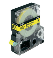 NASTRO EPSON LC-3WBN9 9MMX9MT BIANCO PER ETICHETTATRICE EPSON LW300 LW400 LW600 LW700 LW900 C53S624402 NERO SU BIANCO