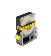 NASTRO EPSON LC-5WBN9 18MMX9MT BIANCO PER ETICHETTATRICE EPSON LW300 LW400 LW600 LW700 LW900 C53S626404 NERO SU BIANCO
