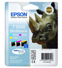 MULTIPACK EPSON T1006 ORIGINALE PER EPSON STYLUS SX 510W 600FW 610FW BX310FN BX600FW BX610FW B40W B1100 T1002 + T1003 + T1004