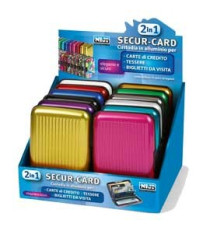 DISPLAY 12 SECUR-CARD ALLUMINIO 110X75X20MM art.60228 NIJI DISPLAY 12 SECUR-CARD ALLUMINIO 110X75X20MM art.60228 NIJI