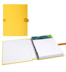 CARTELLA DORSO ESTENSIBILE GIALLO con alette in carta EXACOMPTA CARTELLA DORSO ESTENSIBILE GIALLO con alette in carta EXACOMPTA