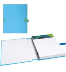 CARTELLA DORSO ESTENSIBILE AZZURRO con alette in carta EXACOMPTA CARTELLA DORSO ESTENSIBILE AZZURRO con alette in carta EXACOMPTA