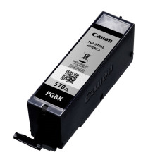 CARTUCCIA CANON PGI-570XL NERA COMPATIBILE  PER CANON PXMA MG5700 MG5750 MG680 MG7700 PGI-570PGBKXL CAPACITA' 22,2ML SENZA CHIP