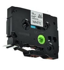 CASSETTA NASTRO TZ-121 COMPATIBILE BROTHER LAMINATO NERO/TRASPARENTE 9mmX8m TZ-121 TZe-121 (LAMINATO NERO SU TRASPARENTE)