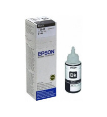 ECOTANK EPSON T6641 NERO ORIGINALE PER  ECOTANK L100 L110 L200 L210 L300 L355 L486 C13T664140 70ml