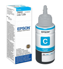 ECOTANK EPSON T6641 NERO ORIGINALE PER  ECOTANK L100 L110 L200 L210 L300 L355 L486 C13T664140 70ml