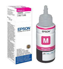 ECOTANK EPSON T6642 CIANO ORIGINALE PER  ECOTANK L100 L110 L200 L210 L300 L355 L486 C13T664240 70ml