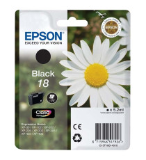 CARTUCCIA EPSON T1811 NERA COMPATIBILE PER EPSON XP30 XP102 XP202 XP205 XP302 XP305 XP402 18XL CAPACITA' 17ML