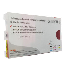 CARTUCCIA T603B MAGENTA PIGMENTATO COMPATIBILE PER EPSON Pro7800,9800 T603B00 CAPACITA' 220ML PIGMENTATO -CON CHIP-