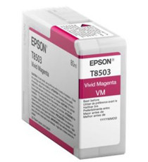 CARTUCCIA T8502C CIANO COMPATIBILE PER EPSON SC-P800DES,P800SE,P800SP CAPACITA' 80ML INK PIGMENTATO -CON CHIP-