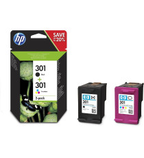 ORIGINALE HP 301BK BLACK CARTUCCIA ORIGINALE STANDARD 301 BK CH561EE CAPACITA' 4ml