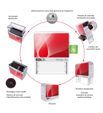 Timbro Colop 50 autoinchiostrante personalizzato misura 30x69mm Timbro personalizzabile max 7 righe alta qualità Timbro Colop 50 autoinchiostrante personalizzato misura 30x69mm Timbro personalizzabile max 7 righe alta qualità