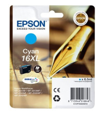 ORIGINALE EPSON T1631XL NERA PER EPSON WF2010W 2510WF 2520NF 2530WF C13T16314012 16XL CAPACITA' 12,9ML