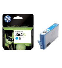 ORIGINALE HP 364XL NERA PER HP 5380,6380,5460,8550,5324 CB321EE CN684EE BA1 364BK CAPACITA' 30ML CON CHIP