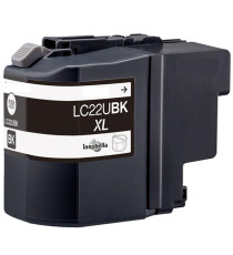 CARTUCCIA LC-22EBK NERA COMPATIBILE PER BROTHER MFC-J5920DW LC22E 50ML 2.400 PAGINE