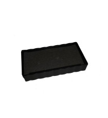 CUSCINETTO E/10 NERO TAMPONE DI RICAMBIO PER TIMBRO COLOP 10 MISURA 10X27MM