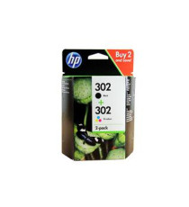 CARTUCCIA HP 302 COLORE ORIGINALE PER HP 3830 3832 4650 1110 2130 3630 4520 F6U65AE CAPACITA'  165 PAGINE