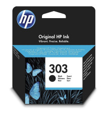 CARTUCCIA HP 302XL NERA ORIGINALE PER HP 3830 3832 4650 1110 2130 3630 4520 F6U68AE CAPACITA'  480 PAGINE