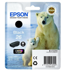 CARTUCCIA T2621 NERA COMPATIBILE CON CHIP PER Epson EXPRESSION PREMIUM XP600 XP605 XP700 XP800 26XL CAPACITA' 15ML CARTUCCIA T2621 NERA COMPATIBILE CON CHIP PER Epson EXPRESSION PREMIUM XP600 XP605 XP700 XP800 26XL CAPACITA' 15ML