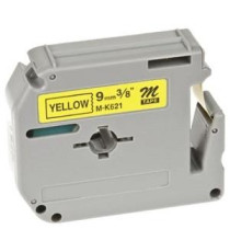 CASSETTA NASTRO MK-221SBZ COMPATIBILE LAMINATO NERO SU BIANCO 9mmX8m MK221SBZ LABEL PER BROTHER P-TOUCH 110