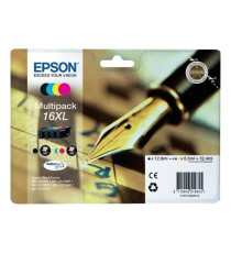 ORIGINALE EPSON T1634XL GIALLA PER EPSON WF2010W 2510WF 2520NF 2530WF C13T16344012 16XL CAPACITA' 6,5ML
