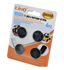 BATTERIE OMEGA CR2032 CONFEZIONE 5PZ BATTERIA BOTTONE