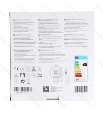 FARO LED SLIM CON SENSORE IP65 10W - 900 LUMEN - 4000K LUCE NATURALE - ANGOLO FASCIO 120º MISURA L115*W158.3*H52mm CRI：≥70Ra