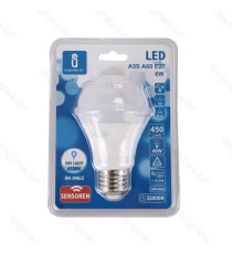 LAMPADINA LED A5 A60 12W CON SENSORE ATTACCO E27 - 950 LUMEN - 3000K LUCE CALDA - GRANDE ANGOLO 280 MISURA D60*H125mm CRI80Ra LAMPADINA LED A5 A60 12W CON SENSORE ATTACCO E27 - 950 LUMEN - 3000K LUCE CALDA - GRANDE ANGOLO 280 MISURA D60*H125mm CRI80Ra