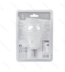 LAMPADINA LED A5 A60 8W ATTACCO E14 - 640 LUMEN - 3000K LUCE CALDA - GRANDE ANGOLO 280 GRADI MISURA D60*H115mm CRI80Ra LAMPADINA LED A5 A60 8W ATTACCO E14 - 640 LUMEN - 3000K LUCE CALDA - GRANDE ANGOLO 280 GRADI MISURA D60*H115mm CRI80Ra