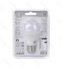 LAMPADINA LED A5 A60 9W ATTACCO E27 - 720 LUMEN - 3000K LUCE CALDA - GRANDE ANGOLO 280 GRADI MISURA D60*H112mm CRI80Ra LAMPADINA LED A5 A60 9W ATTACCO E27 - 720 LUMEN - 3000K LUCE CALDA - GRANDE ANGOLO 280 GRADI MISURA D60*H112mm CRI80Ra