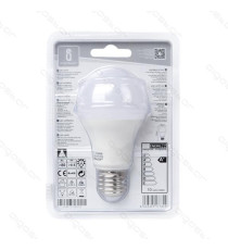 LAMPADINA LED A5 A60 10W ATTACCO E27 - 800 LUMEN - 3000K LUCE CALDA - GRANDE ANGOLO 280 GRADI MISURA D60*H110mm CRI80Ra