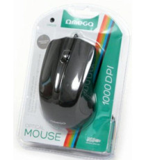 MOUSE OMEGA OTTICO NERO CON LINEE BLU OM06VBL CON CAVO USB 125CM - 800DPI - 2 TASTI + ROTELLA SCROLLER - DESIGN SIMMETRICO MOUSE OMEGA OTTICO NERO CON LINEE BLU OM06VBL CON CAVO USB 125CM - 800DPI - 2 TASTI + ROTELLA SCROLLER - DESIGN SIMMETRICO