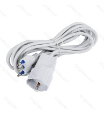 PROLUNGA ELETTRICA 15 METRI - SPINA E PRESA 16A/250V~2P+E MAX 2500W - FILO: H05VV-F 3G1.0mm CON PROTEZIONE BAMBINI