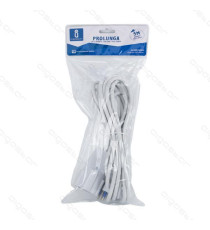 PROLUNGA ELETTRICA 15 METRI - SPINA E PRESA 16A/250V~2P+E MAX 2500W - FILO: H05VV-F 3G1.0mm CON PROTEZIONE BAMBINI