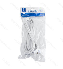 PROLUNGA ELETTRICA 2 METRI - SPINA E PRESA 16A/250V~2P+E MAX 3500W - FILO: H05VV-F 3G1.0mm CON PROTEZIONE BAMBINI