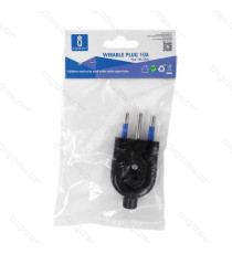 SPINA DRITTA 16A 250V 2P+T NERA - TIPO ITALIANA - COSTRUITA CON MATERIALI DI ALTA QUALITA' - CERTIFICAZIONE CE SPINA DRITTA 16A 250V 2P+T NERA - TIPO ITALIANA - COSTRUITA CON MATERIALI DI ALTA QUALITA' - CERTIFICAZIONE CE