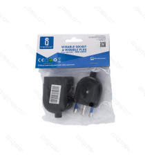 PRESA + SPINA 16A 250V 2P+T BIANCA MAX 1500W - TIPO ITALIANA - COSTRUITA CON MATERIALI DI ALTA QUALITA' - CERTIFICAZIONE CE PRESA + SPINA 16A 250V 2P+T BIANCA MAX 1500W - TIPO ITALIANA - COSTRUITA CON MATERIALI DI ALTA QUALITA' - CERTIFICAZIONE CE