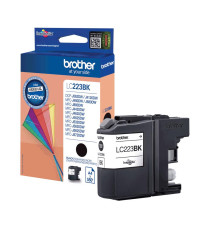 CARTUCCIA LC223 NERA COMPATIBILE PER BROTHER J4620 J4625 J5625 J4120 J5320 J5720 LC 223 CAPACITA' 20ML